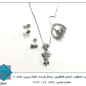 نیم ست نقره فروشگاه اینترنتی صنایع دستی گالری صدر